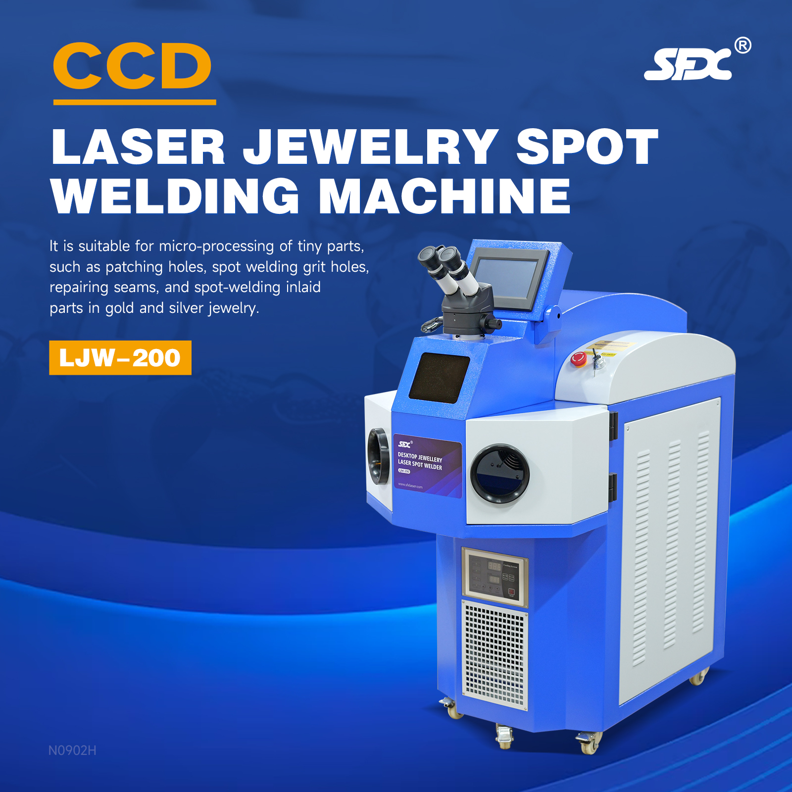 SFX 200 Вт лазерный сварочный аппарат для ювелирных изделий CCD лазерный аппарат для точечной сварки ювелирных изделий 60J золотой, серебряный, платиновый сварочный аппарат для ювелирных изделий