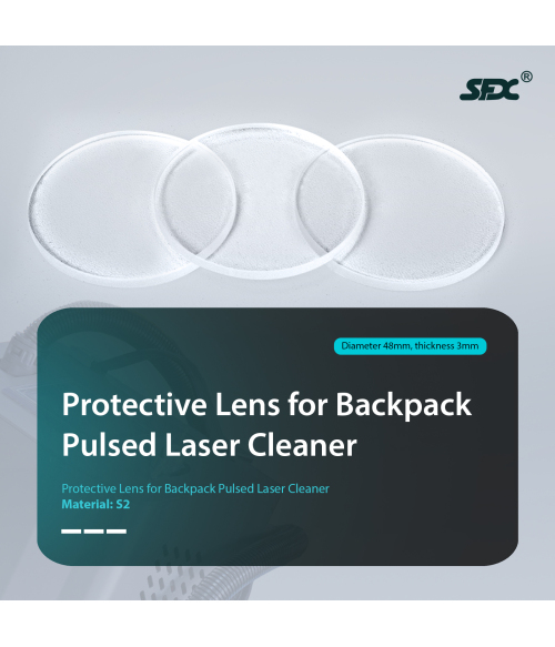 Backpack Pulsed Laser Cleaning Machine Portective Lens