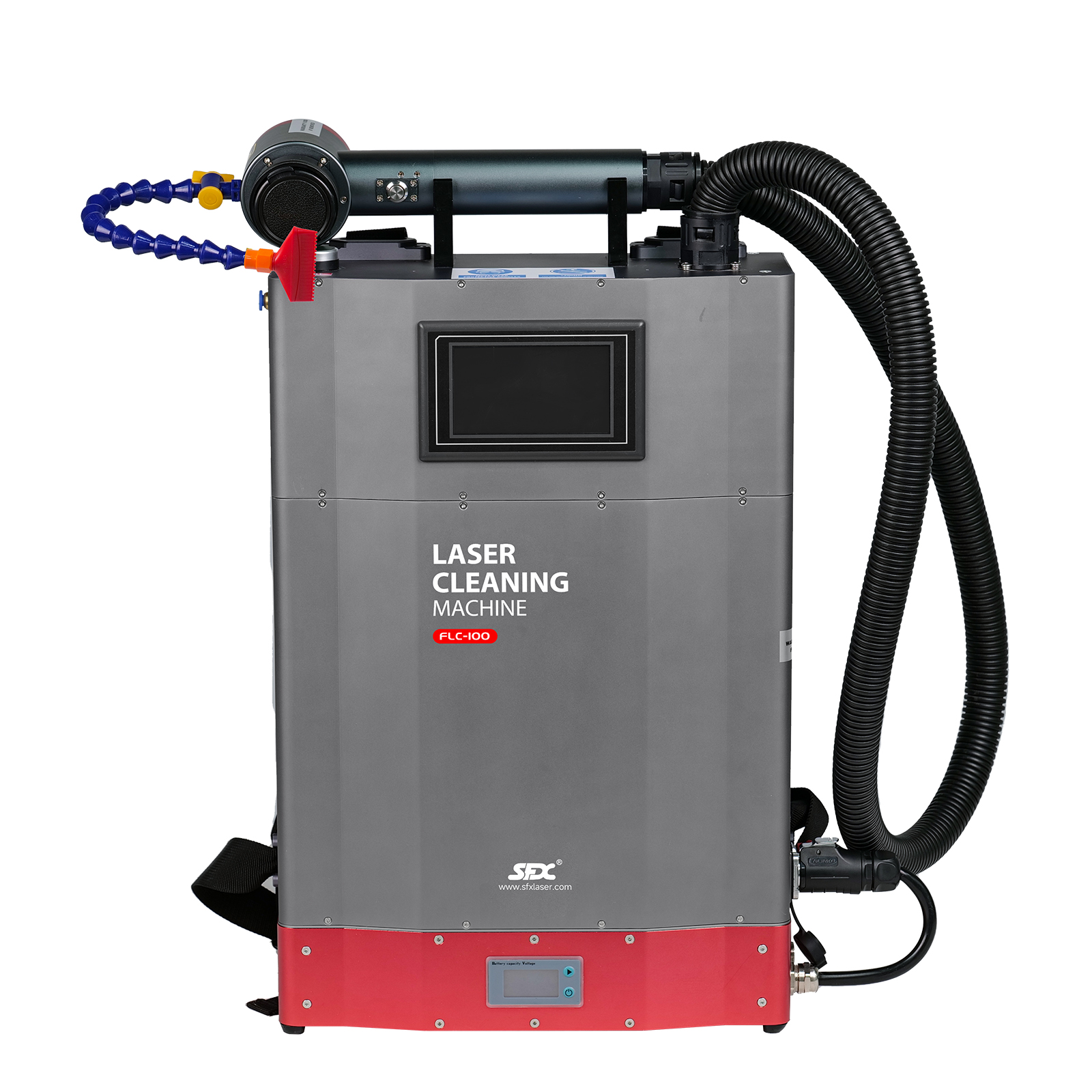 100W Backpack Laser Rust Remover machine Laser Cleaning Machine without  Battery