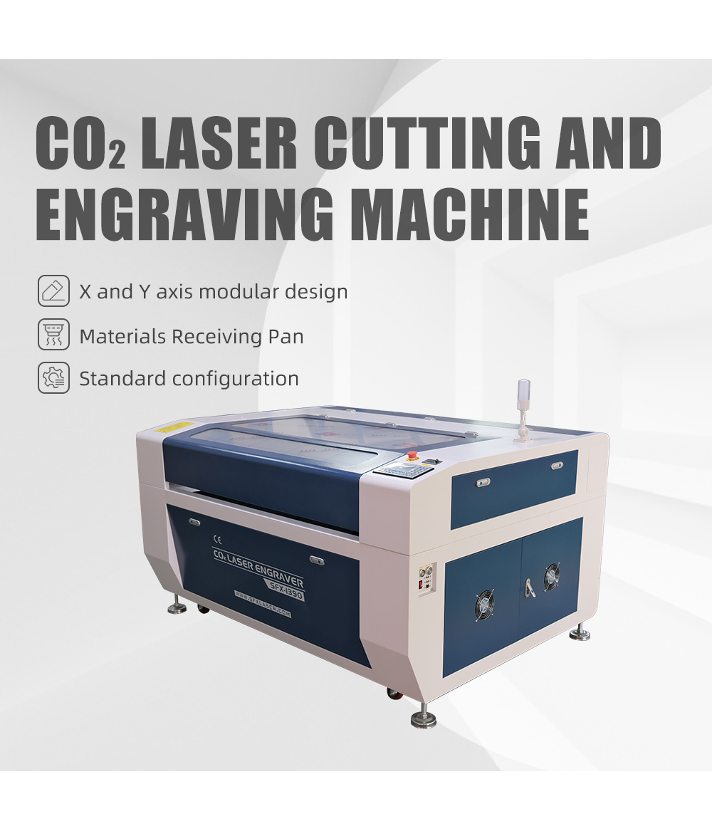 Lightburn – graveur laser modulaire CO130 150W/2W, avec établi de 1300 × 900mm et refroidisseur d'eau S&A, offre spéciale, Stock américain