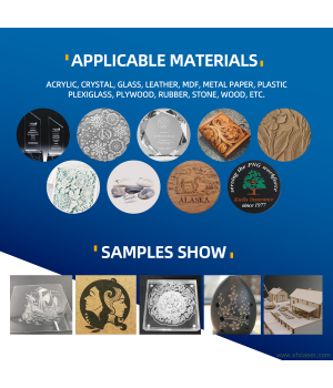 US Stock Lightburn Compatible 50W CO2 Laser Engraver Cutter Machine 16 × 16 '' (400 * 400 mm) Workbed con RUIDA DSP Panel de control RDWorks V8