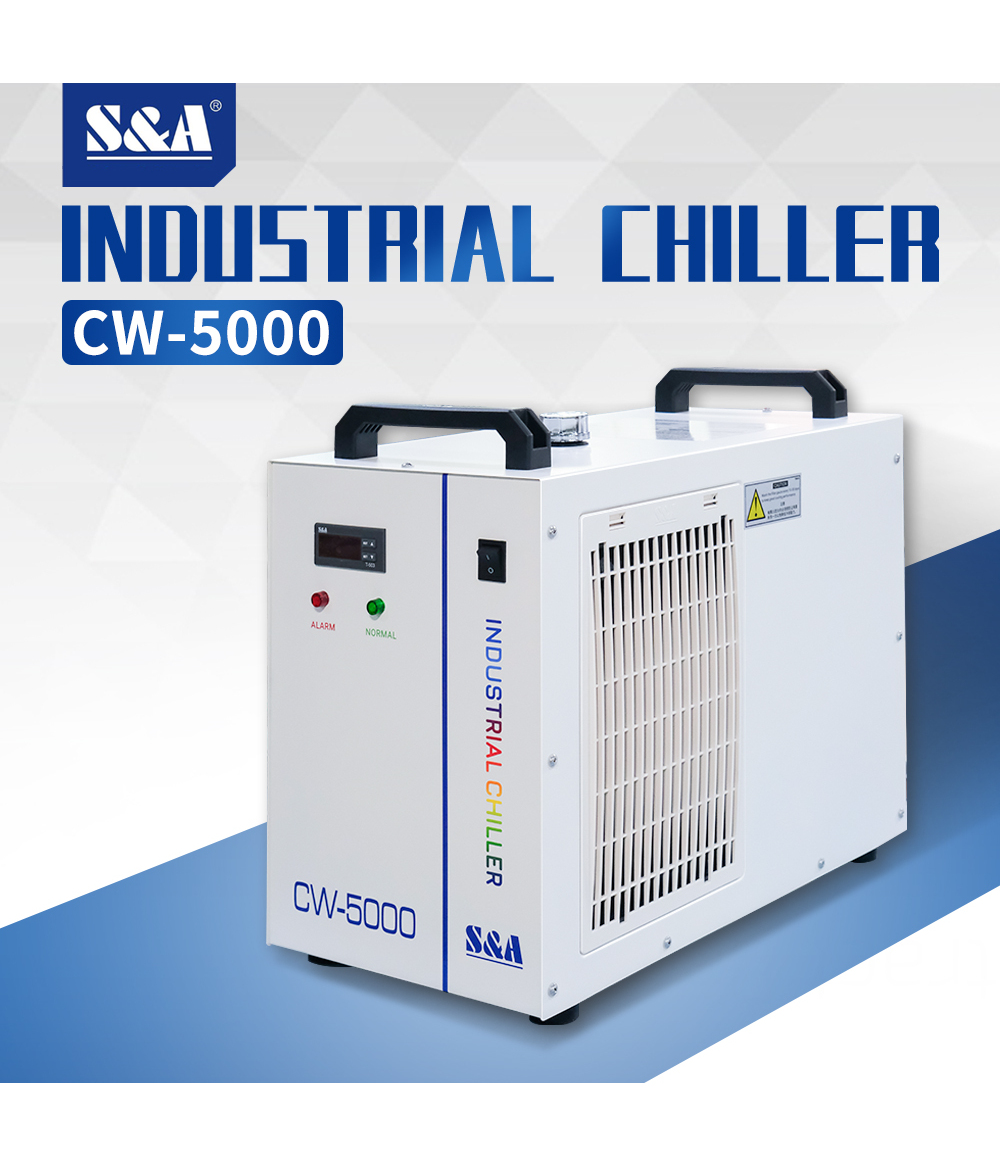Refroidisseur d'eau industriel CW2 CW5000 S&A, découpeur Laser CO5200
