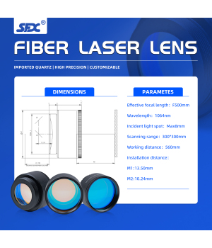 Lentille laser à fibre de machine de nettoyage laser de type continu SFX