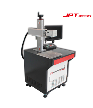 Bureau 20W/30W/60W/80W/100W JPT MOPA M7(YDFLP-E-M7-MR) Graveur laser à fibre Machine de marquage laser