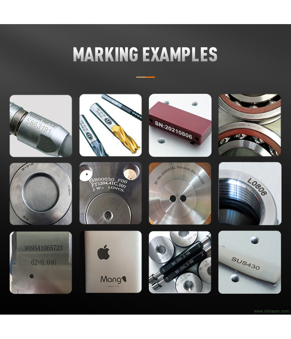 Máquina de marcado láser de escritorio MOPA SFX de 300 W, grabador láser de fibra para metales con área de marcado de 110 x 110 mm Máquina de marcado láser de escritorio MOPA SFX de 300 W, grabador láser de fibra para metales con área de marcado de 110 x 110 mm