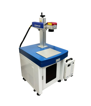 SFX 300W MOPA Desktop Laser Marking Machine Fiber Laser Metal Engraver with 110*110mm Marking Area