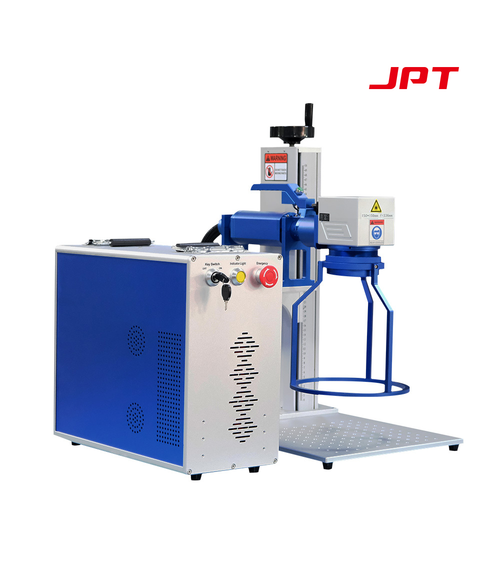 Machine portative de marquage laser de gravure laser à fibre JPT 20W / 30W / 50W