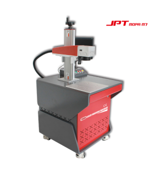 Bureau 20W/30W/60W/80W/100W JPT MOPA M7(YDFLP-E-M7-MR) Graveur laser à fibre Machine de marquage laser