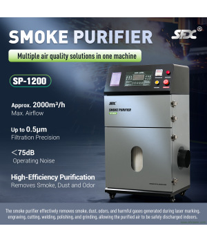 SFX SP-1200 Smoke Purifier High Efficiency Air Filtration for Industrial Laser Cleaning Laser Welding