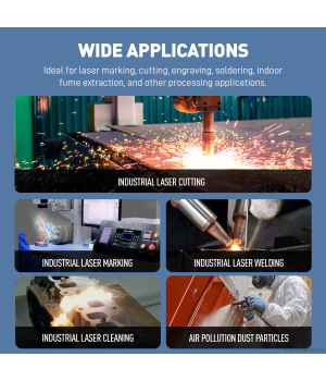SFX SP-1200 Smoke Purifier High Efficiency Air Filtration for Industrial Laser Cleaning Laser Welding
