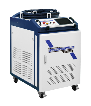 JPT 2000W Б/у ручная лазерная машина непрерывного действия для очистки от ржавчины/масла/краски Лазерный очиститель