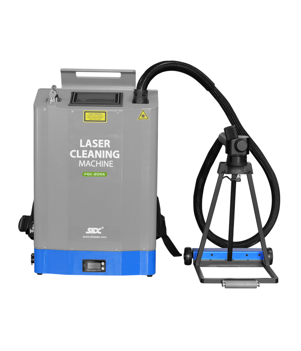 SFX 200W Self-propelled Backpack Laser Cleaning Machine Pulse 