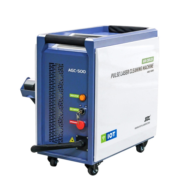 SFX AGC 300W 500W IoT Air Cooled Pulse Laser Cleaning Machine with Intelligent Interconnection and Self Propelled Device