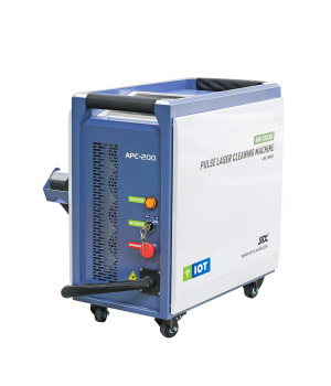 SFX APC 200W 300W 500W IoT Luftgekühlter Laserreiniger Laser-Holzreinigungsmaschine mit IoT-Technologie und selbstfahrendem Gerät