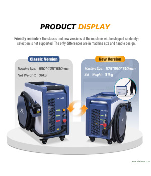 US Stock SFX APC 300W 500W IoT Air Cooled Pulse Laser Cleaner Laser Wood Cleaning Machine with IoT Technology and Self Propelled Device