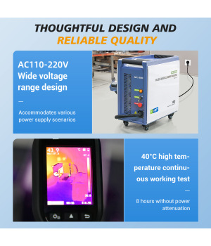 SFX APC 200W 300W 500W IoT Luftgekühlter Laserreiniger Laser-Holzreinigungsmaschine mit IoT-Technologie und selbstfahrendem Gerät