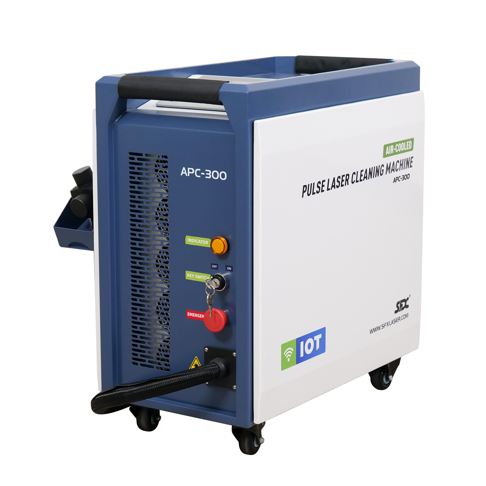 SFX AGC 300W 500W IoT Air Cooled Pulse Laser Cleaning Machine with