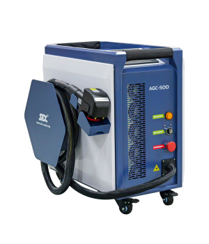 US-Lager SFX 300W 500W Luftgekühlte Pulslaser-Reinigungsmaschine Hochpräziser Laser-Rost-Farbbeschichtungsentferner