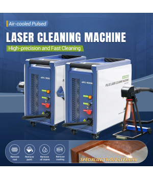 SFX 200W 300W Luftgekühlte Pulslaser-Reinigungsmaschine Professionelle Laser-Holzreinigungsmaschine Laser-Rost-Farbbeschichtungsentferner