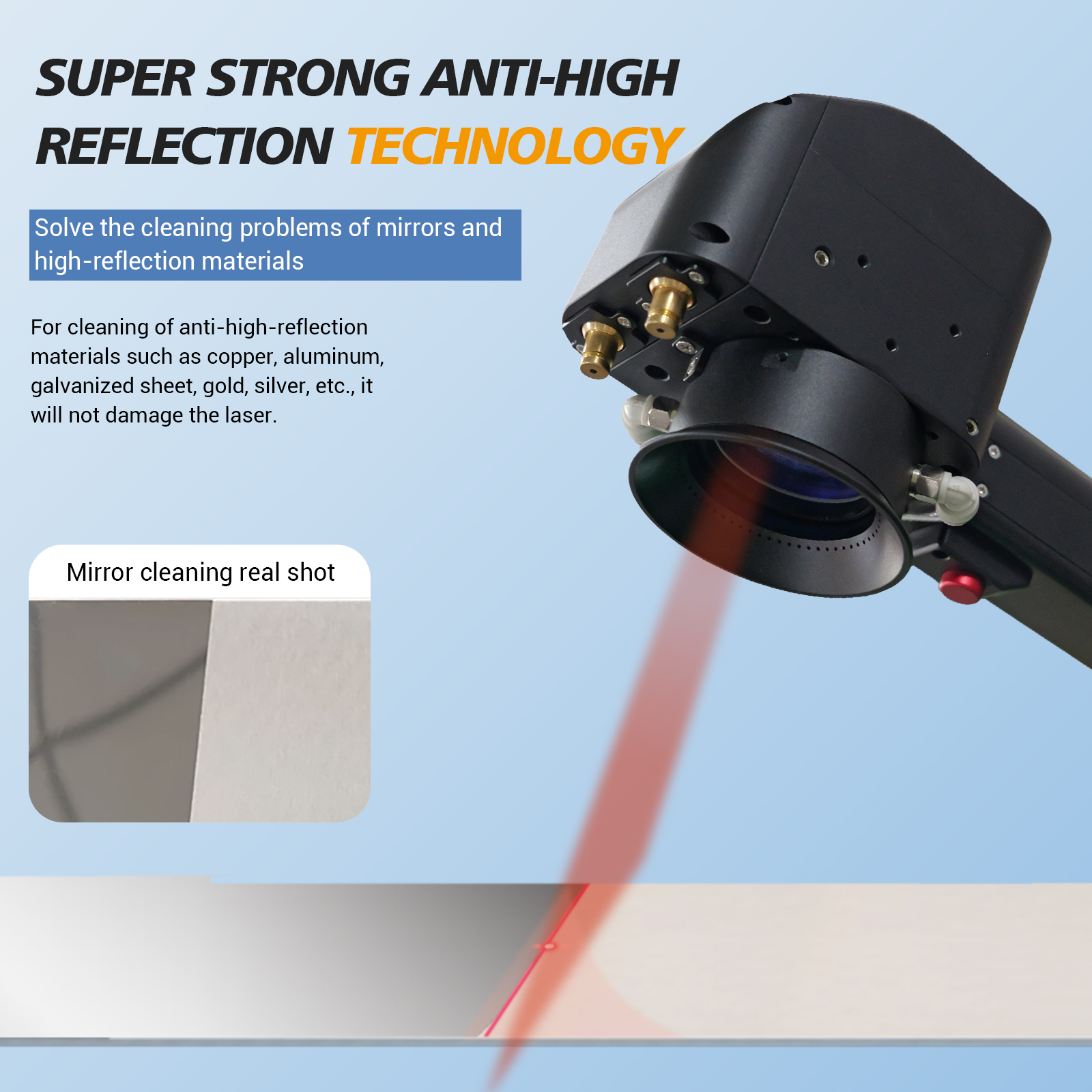 Machine de nettoyage laser à impulsion refroidie par air SFX 200 W 300 W Machine professionnelle de nettoyage du bois au laser Décapant de peinture antirouille au laser