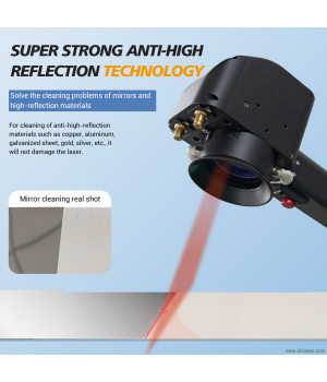 SFX APC 300 W Pulse Air Cooled Laser Cleaner Professionelle Laser-Holzreinigungsmaschine Metallrost-Farbformreiniger