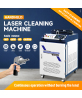 JPT 2000W utilisé Machine de nettoyage Laser portable continu nettoyeur Laser de rouille/huile/peinture