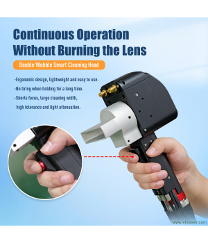 SFX 3000 W Intelligente Laser-Bodenreinigungsmaschine für Metallbeton- und Steinböden, Öl-, Rost- und Farbentfernung, große Stahlplatten, Laser-Rostentferner