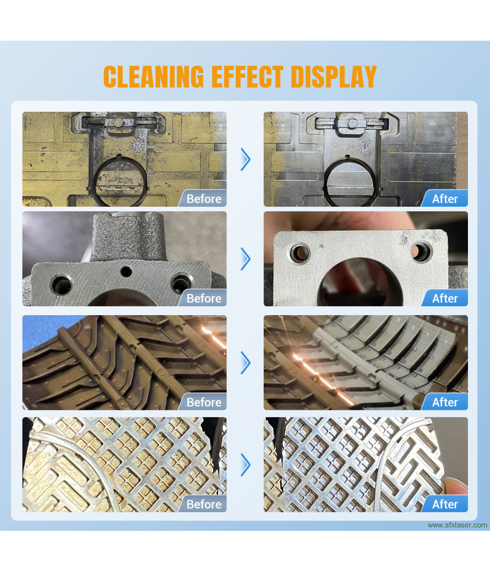 SFX MPC 200W 300W Laser Mold Cleaning Machine Pulse Air Cooled Laser Cleaner Rust Remover SFX MPC 200W 300W Laser Mold Cleaning Machine Pulse Air Cooled Laser Cleaner Rust Remover