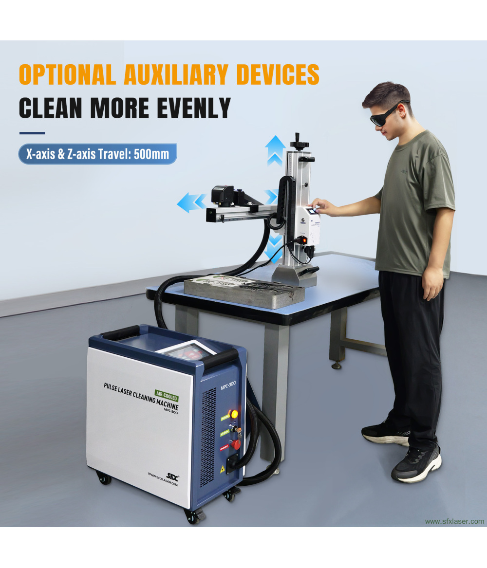 SFX MPC 200W 300W Laser Mold Cleaning Machine Pulse Air Cooled Laser Cleaner Rust Remover SFX MPC 200W 300W Laser Mold Cleaning Machine Pulse Air Cooled Laser Cleaner Rust Remover