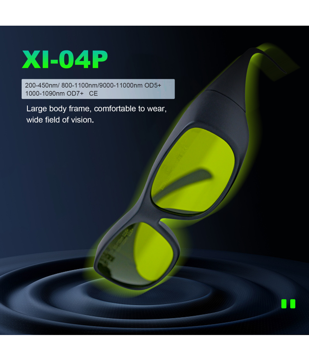 Lunettes de protection XI-04P pour nettoyeur laser et machine à souder laser