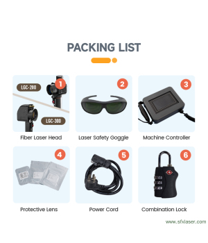 200W Tragbare Handheld Pulse Laser Reinigung Maschine Trolleycase Faser Laser Reiniger Metall Rost Entferner