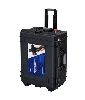 200W Tragbare Handheld Pulse Laser Reinigung Maschine Trolleycase Faser Laser Reiniger Metall Rost Entferner