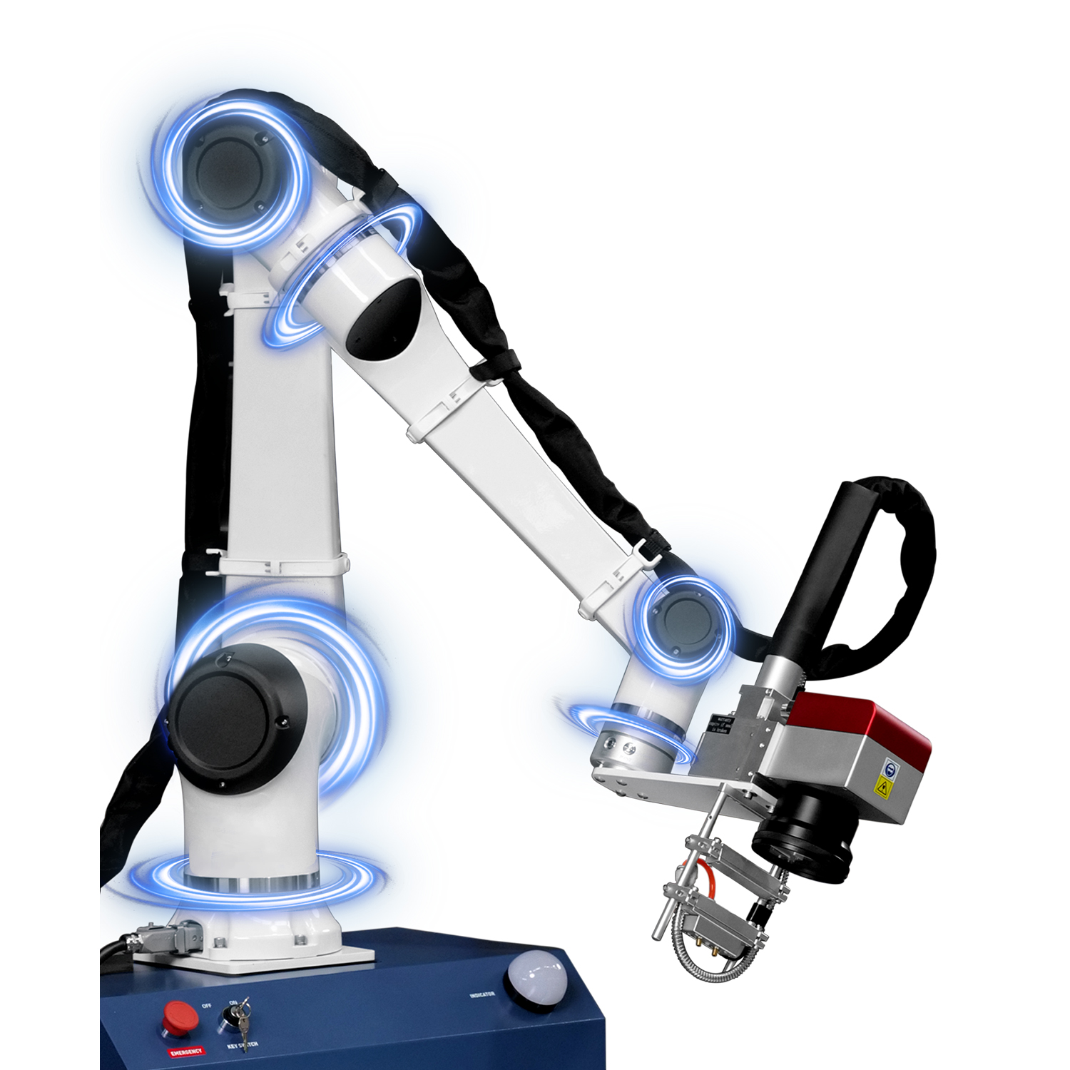 SFX 500W Robotic Laser Cleaning Machine Precision 6-Axis Automated Rust Paint Oxide Layer Laser Cleaning Solution