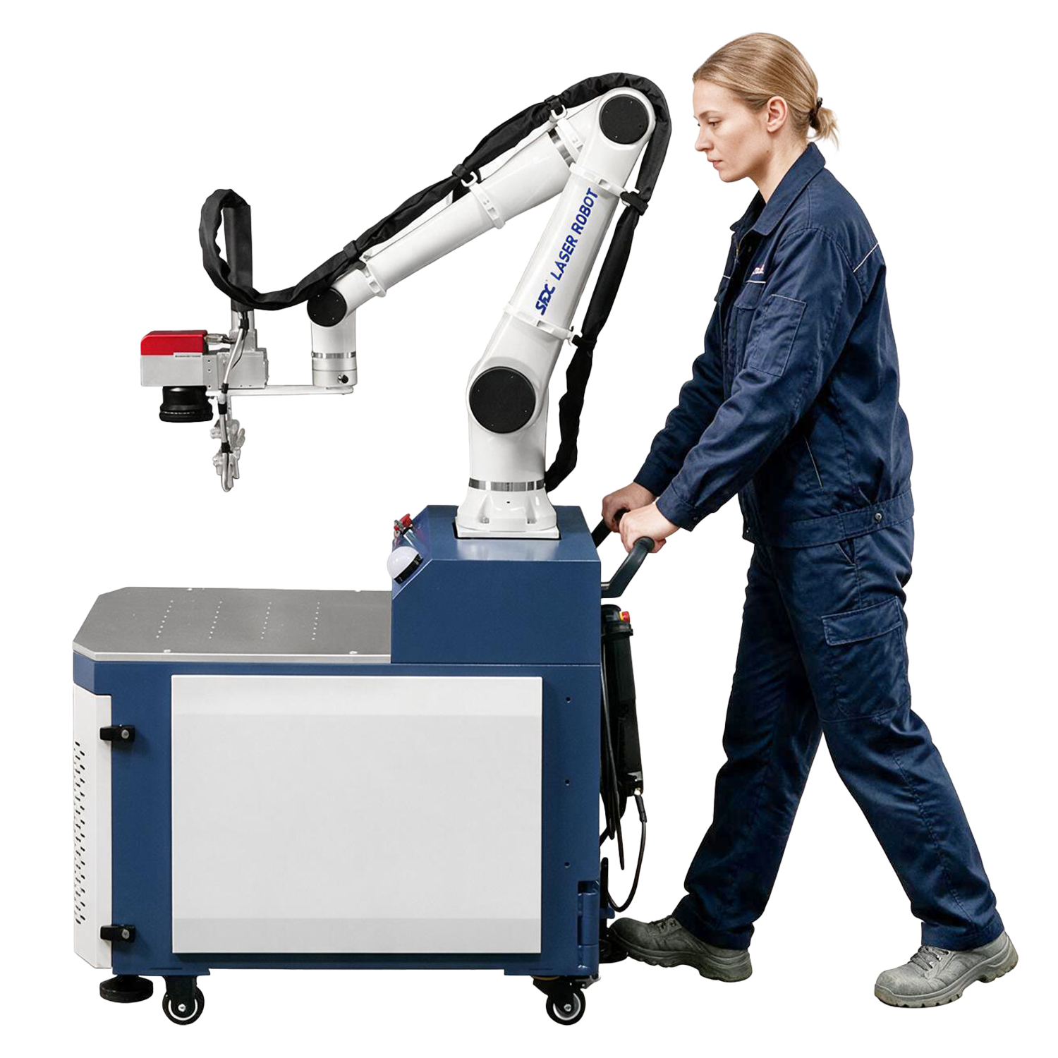 SFX 500W Robotic Laser Cleaning Machine Precision 6-Axis Automated Rust Paint Oxide Layer Laser Cleaning Solution