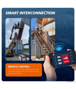 2000W 3000W Doppel Wobble Laser Reinigung Maschine Handheld Laser Rost Entfernung Maschine