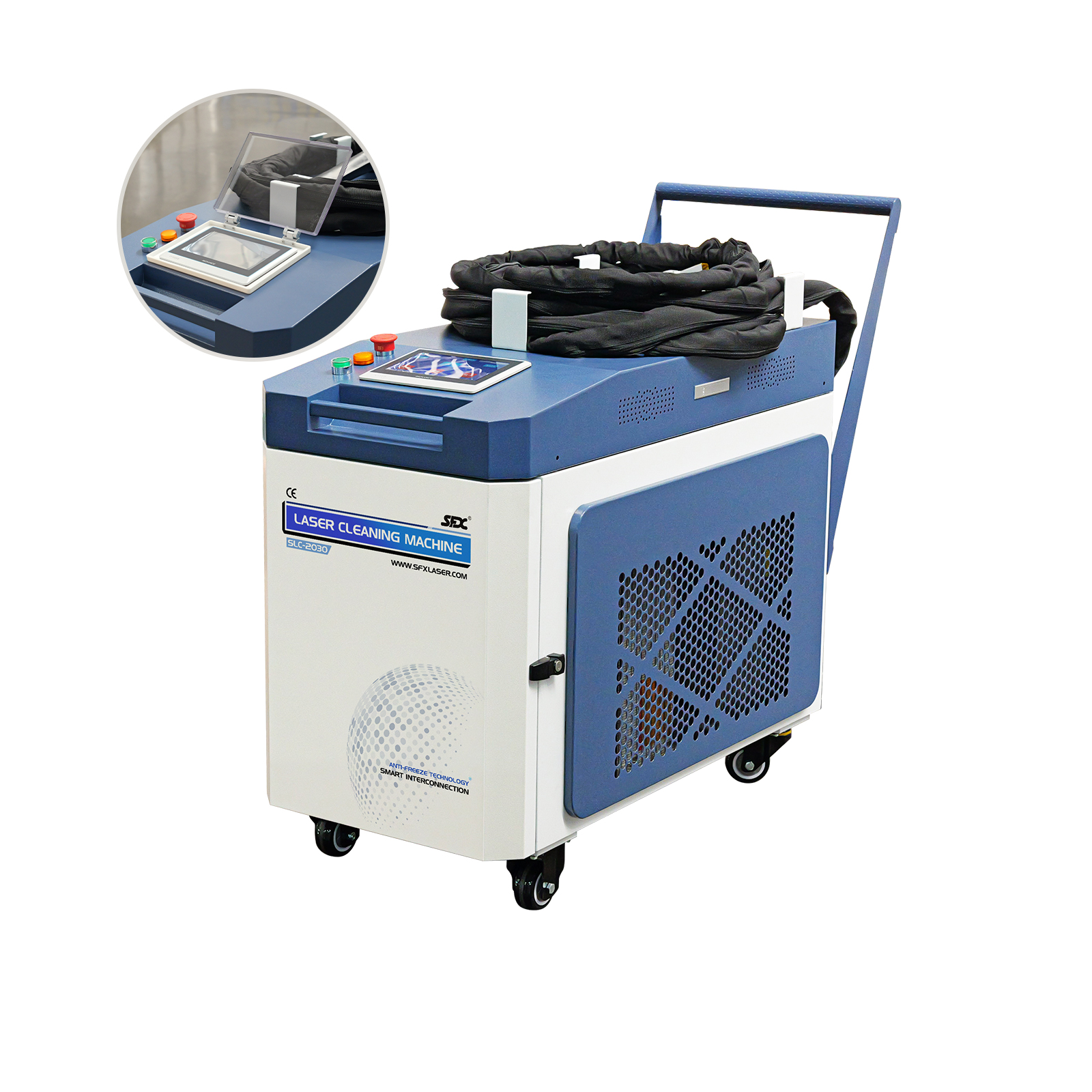1500W 2000W 3000W SmartLink Handheld Laser Rostentferner Effiziente kontinuierliche Laser-Reinigungsmaschine