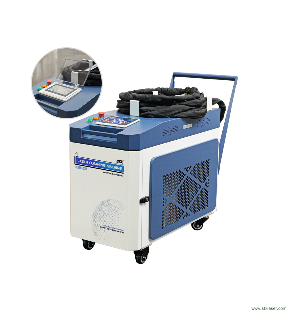Máquina de limpieza láser continua y eficiente con removedor de óxido portátil SLC de 1500 W, 2000 W y 3000 W, disponible en EE. UU. Máquina de limpieza láser continua y eficiente con removedor de óxido portátil SLC de 1500 W, 2000 W y 3000 W, disponible en EE. UU.