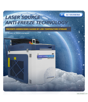 US Stock SLC 1500W 2000W 3000W 6000W Handheld Laser Rust Remover Efficient Continuous Laser Cleaning Machine