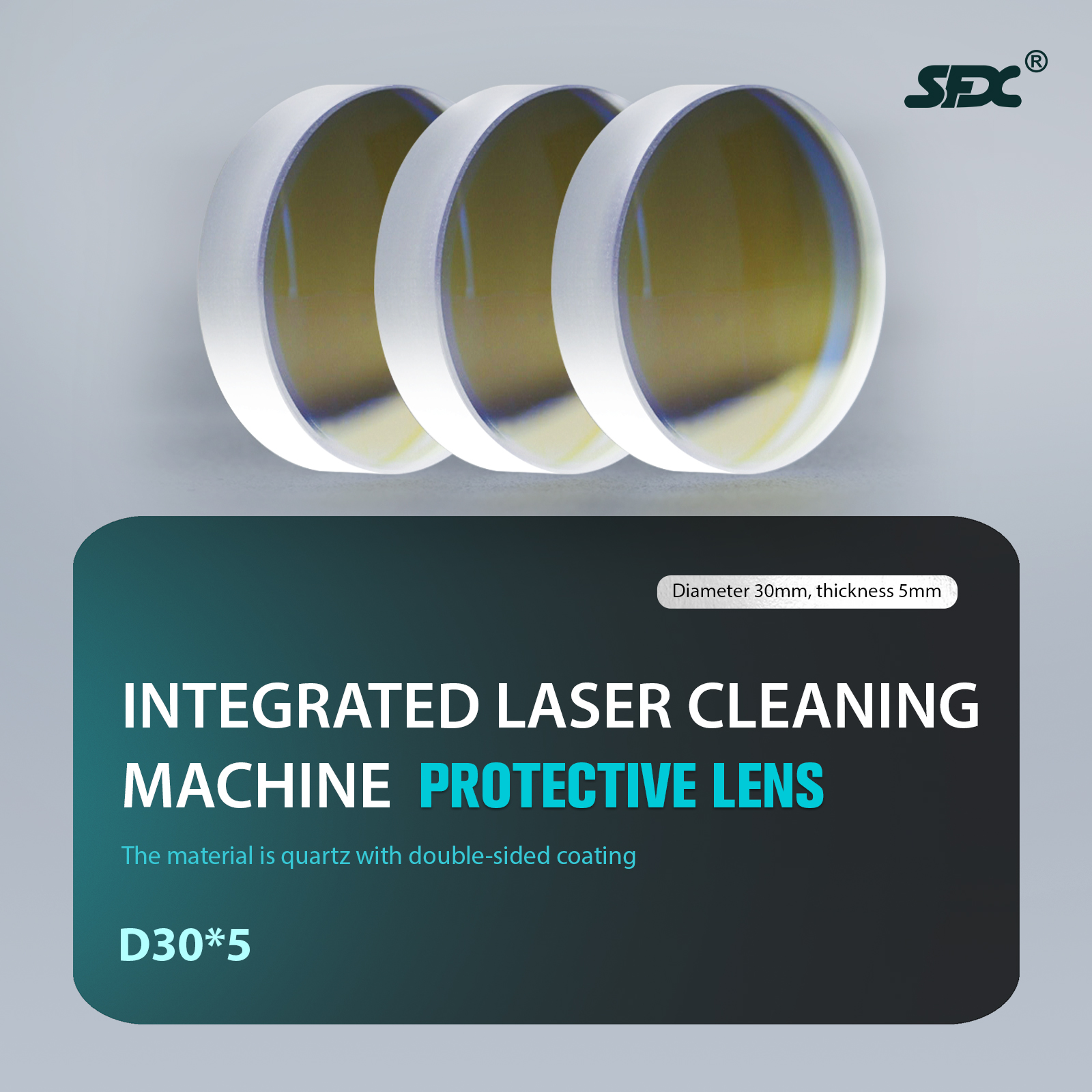 SFX SLC Series Continuous Laser Cleaning Machine Protective Lens