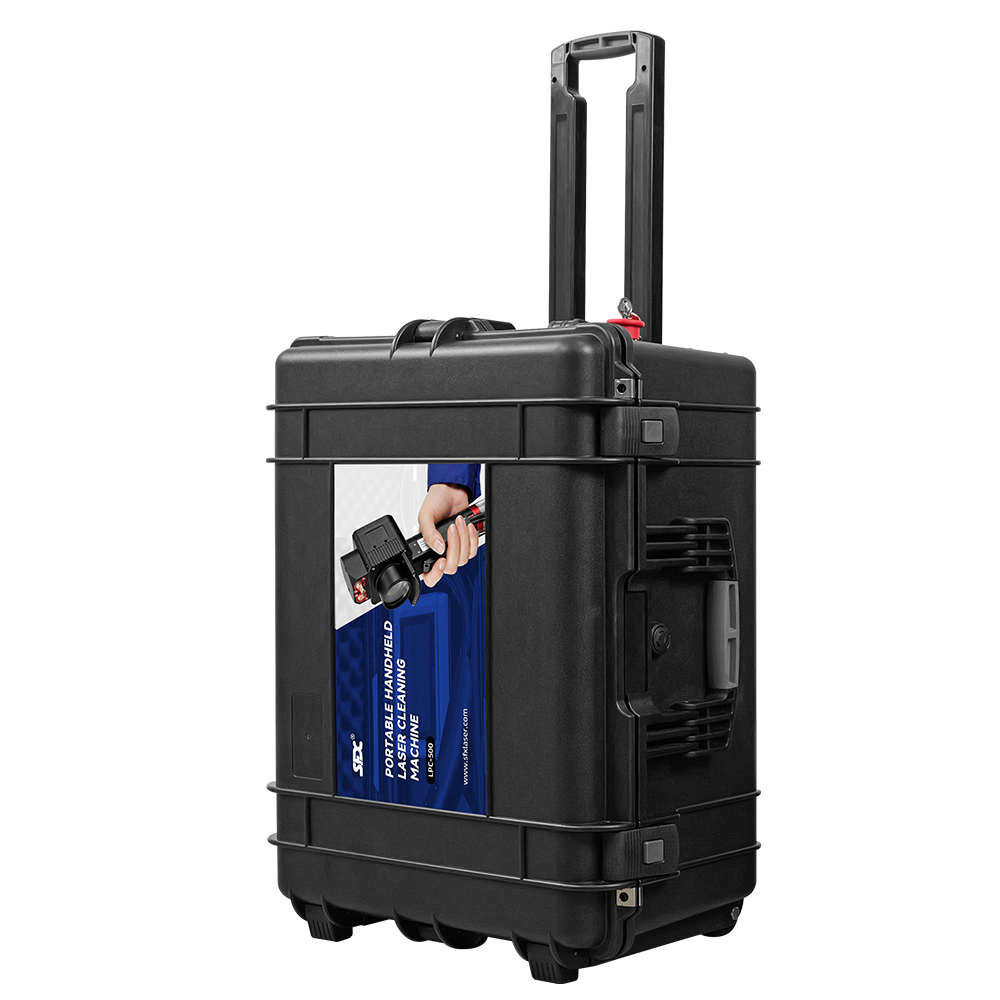 SFX 300W 500W Suitcase-style Pulsed Laser Cleaning Machine Portable Handheld Laser Rust Remover