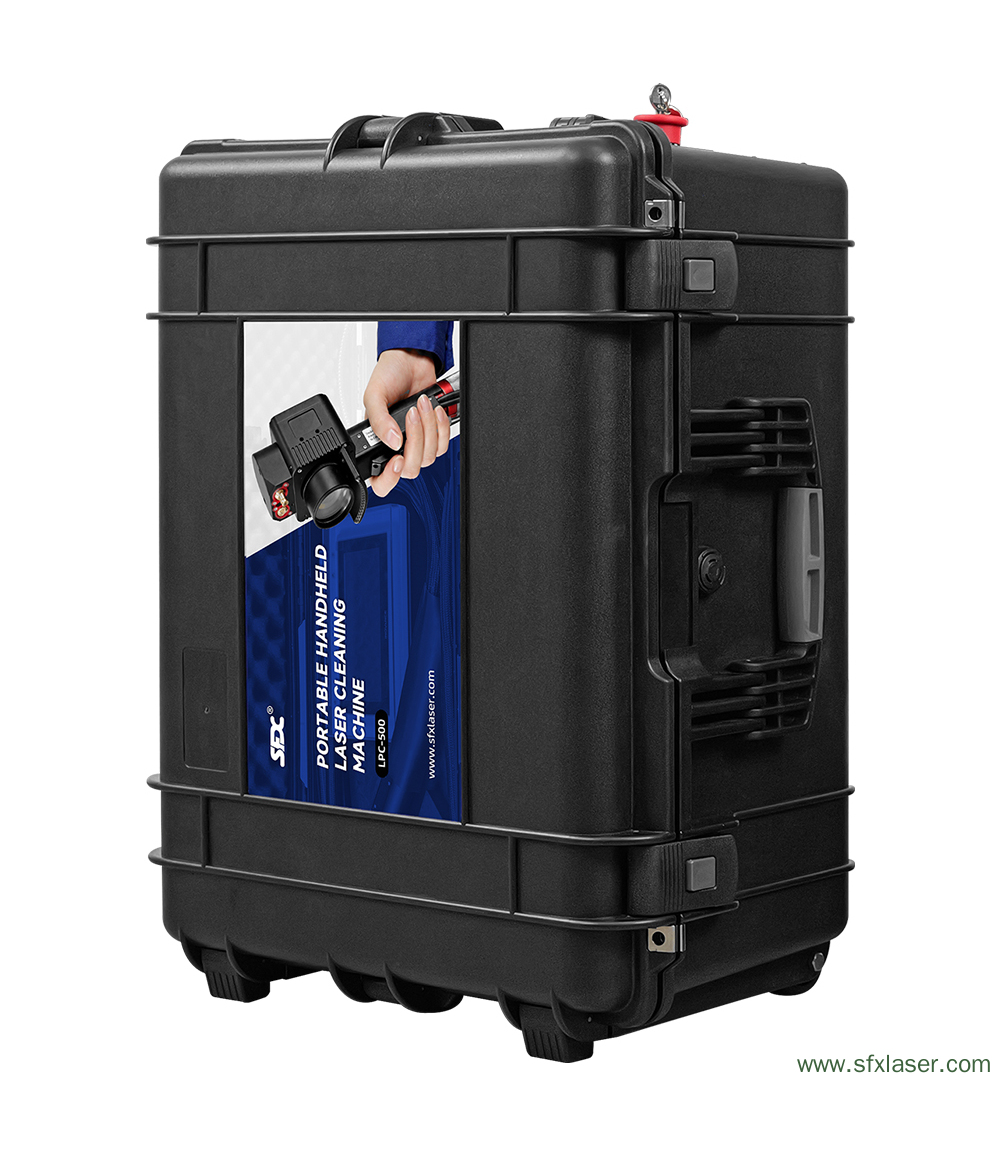 SFX 300W 500W Suitcase-style Pulsed Laser Cleaning Machine Portable Handheld Laser Rust Remover SFX 300W 500W Suitcase-style Pulsed Laser Cleaning Machine Portable Handheld Laser Rust Remover
