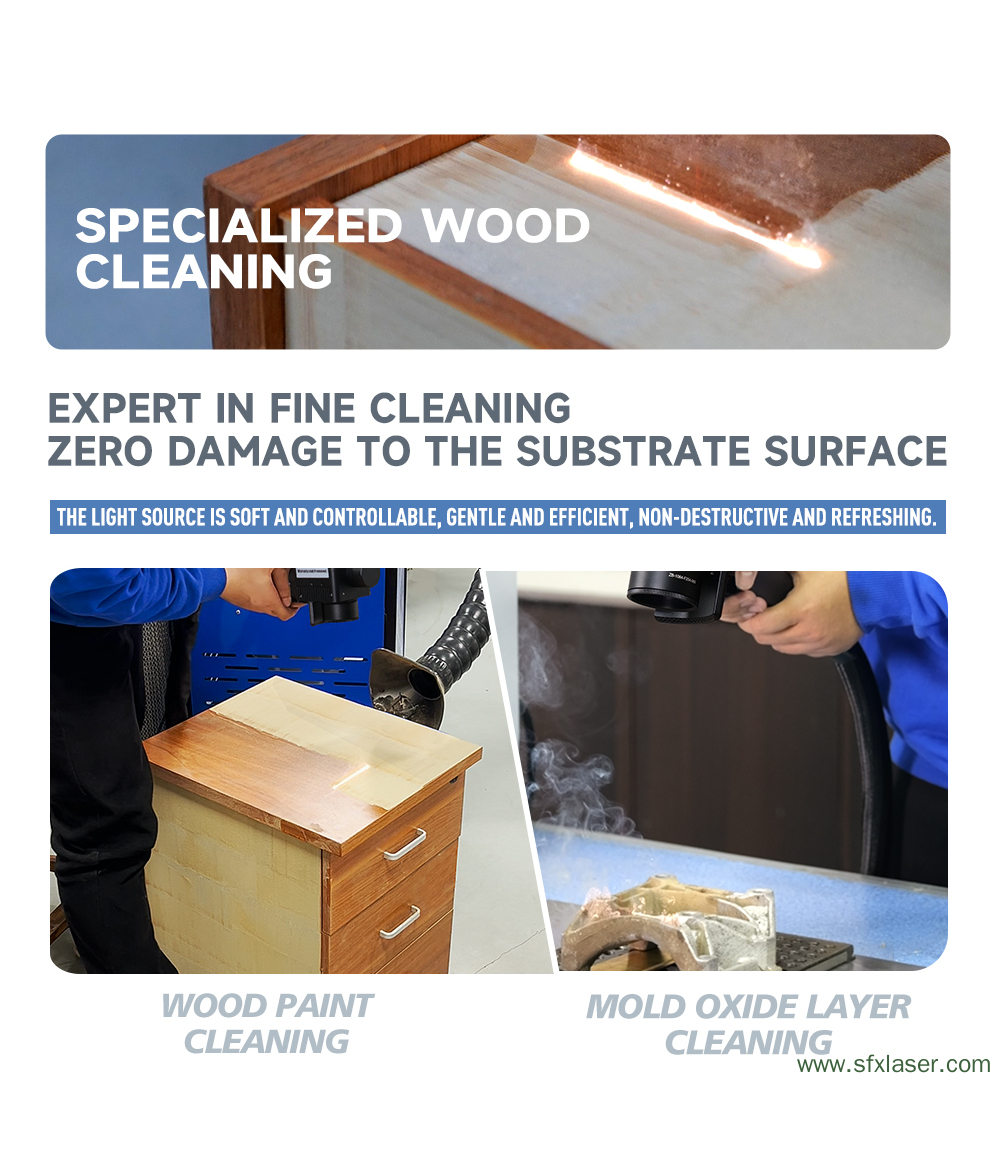 SFX 300W 500W Suitcase-style Pulsed Laser Cleaning Machine Portable Handheld Laser Rust Remover SFX 300W 500W Suitcase-style Pulsed Laser Cleaning Machine Portable Handheld Laser Rust Remover