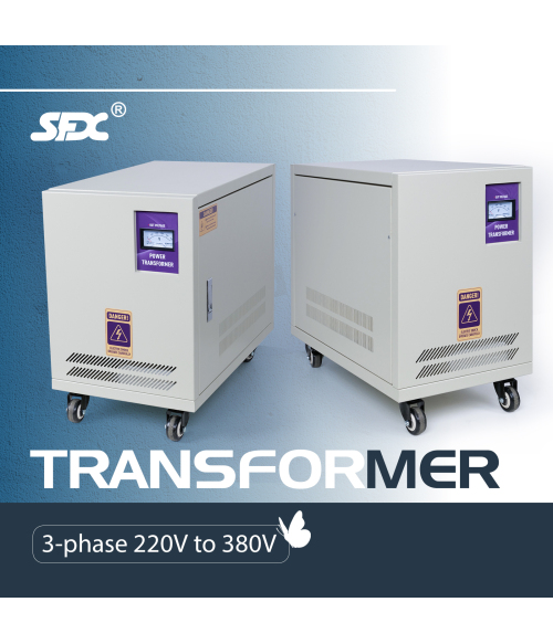 10KW Transformator 3-phasig 220V bis 380V für Laserreinigungsmaschine Laserschweißmaschine