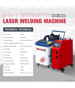 Machine de soudage laser portable 2 en 1 SFX SLW 1500W 2000W 3000W (en stock aux États-Unis)