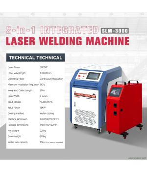 Machine de soudage laser portable 2 en 1 SFX SLW 1500W 2000W 3000W (en stock aux États-Unis)