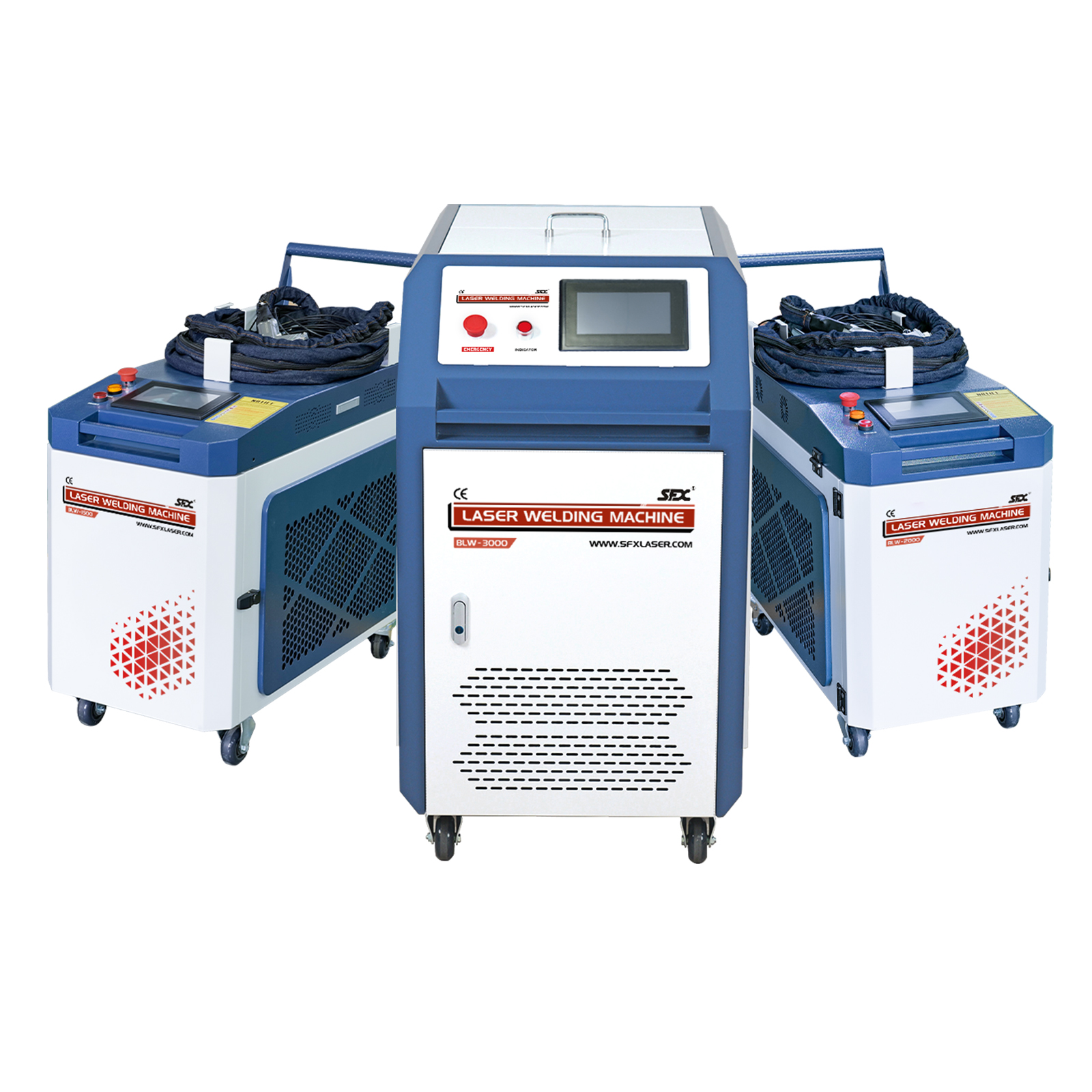 2 in 1 1500W 2000W 3000W Mobiles Laserschweißgerät mit Schweißnahtreinigungsfunktion Handheld-Metall-Laserschweißgerät