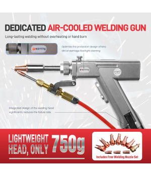 SFX 1400W Selbstgeneriertes Gas Luftgekühltes Laserschweißgerät ALW-1400 Hand-Metalllaserschweißgerät