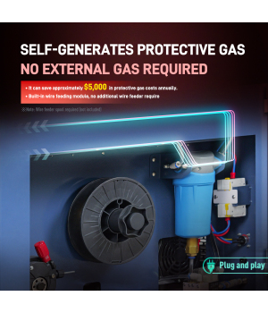 SFX 1400W Selbstgeneriertes Gas Luftgekühltes Laserschweißgerät ALW-1400 Hand-Metalllaserschweißgerät