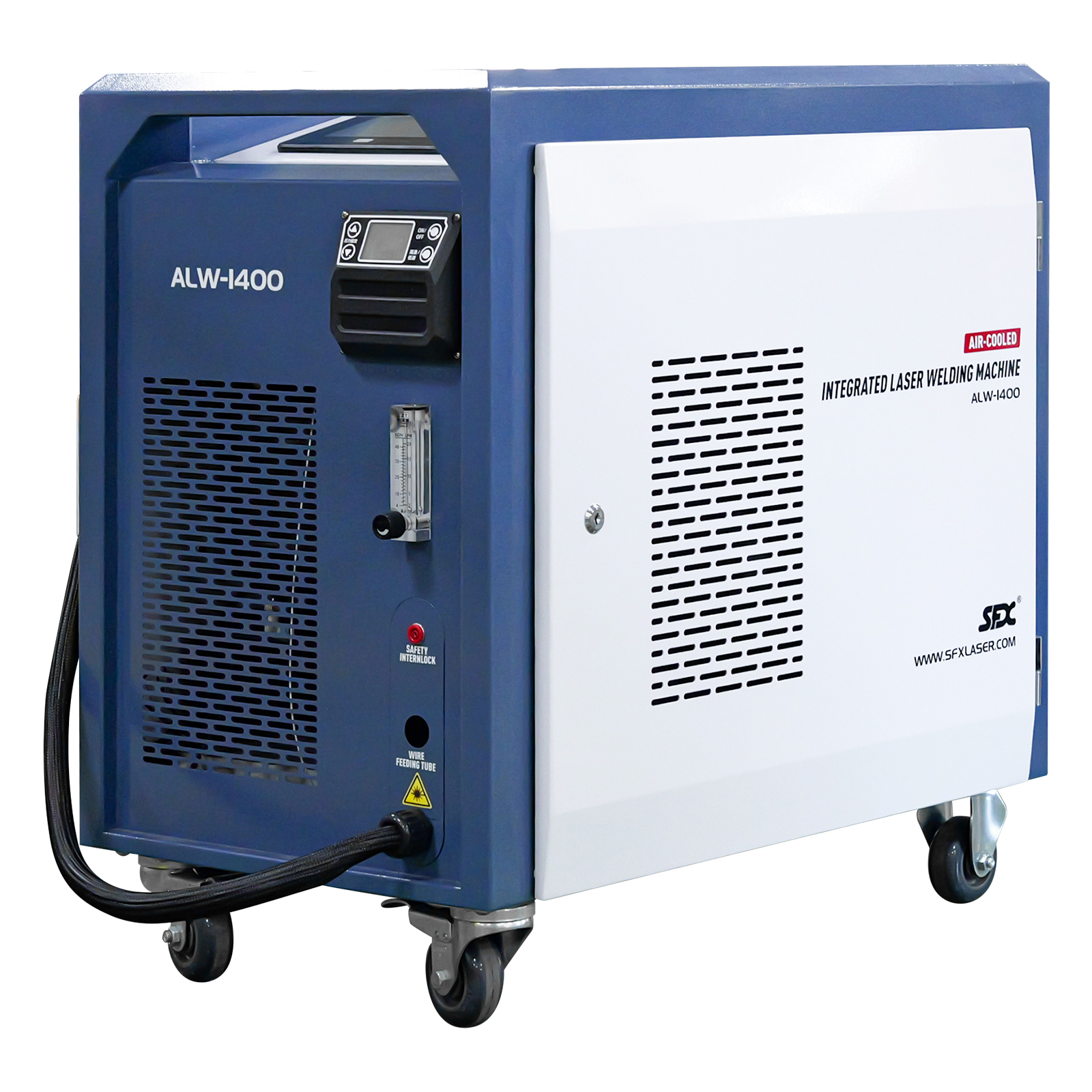 SFX 1400W Integrierte luftgekühlte Laserschweißmaschine ALW-1400 Handheld-Metall-Laserschweißgerät