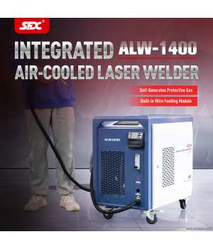 SFX 1400W Integrierte luftgekühlte Laserschweißmaschine ALW-1400 Handheld-Metall-Laserschweißgerät